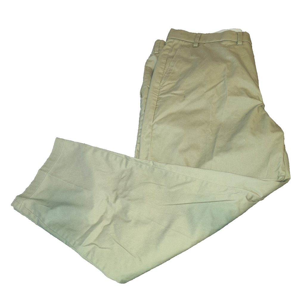 George Men’s Beige Khaki Classic Fit Pants Size 44x30 BG14